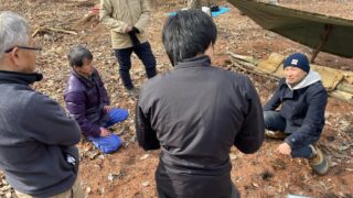 ［レポート］野外生活の基本とシェルター、ロープワーク：はじめてのブッシュクラフトサバイバル教室 第一回 2025年2月16日